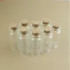 50pcs/działka 22*50 mm 10 ml szklane butelki z korkiem Cork Crafts Tiny Słoiki Przezroczyste puste butelka mini butelka Gifthaigh Qualtity Muk BGVB