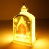 Sublimation Christmas LED Lanterns Fireplace Lamp Handheld Light Double Sided for Home and Outdoor Decorations ups new