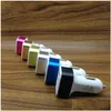 Usb Car Charger 3 Port Phone Adapter Socket 2A 2.1A 1A Styling For Mobile Pad Chargers Drop Delivery Dhzax