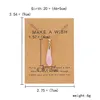 Belleper „Make A Wish“-Halskette mit natürlichem Wassertropfen für Liebhaber, Edelstein-Wassertropfen-Anhänger, Charm-Schmuck, einzigartige Halsketten2438