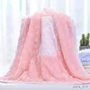 Blankets Rose Super Soft Double Layer Blanket Double Coral Fleece Blanket Baby and Child Supplies Children's Blanket