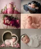 Battaniyeler Yumuşak bebek sahne yeni doğan battaniye bebek fotoğraf sararlar inciler boncuklu sarar
