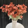 Kwiaty dekoracyjne 30pcs sztuczne żonkile sztuczne rośliny aranża