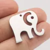قلادة قلادة 50pcs المجوهرات الحيوانية اللطيفة سحر قلادة عجل صغيرة في الفيل.