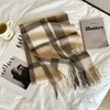 100 % reine Wolle, Designer-Schal für Damen, Premium Sense, klassischer England-Retro-Karo, warmer Paar-Schal für Herren