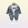 Vêtements Enfants Enfants enfants à plaid Costume Baby Vêtements d'automne Enfants Set Formal Gentleman 3pcs Tenue pour Boy Toddler 1 2 3 4 ANS O2958301