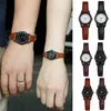 Wristwatches Unisex Lovers Fashion Business Design Hand Watch Leather 2 Rupees Items Turkey Customs Products Reloj Para