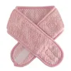 Towel Spa Headband Solid Color Puffy Makeup Bubble Waterproof Hair Bands Soft Hairhoop Headwear Girls Accessories