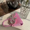 Evening Bags Glitter Shiny Diamond Bow Knot Handbag Women Shoulder Messenger Chain Bag Wedding Party Clutch Purse 231017