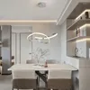 Lampadari Lampadario a Led anulare nordico per soggiorno Sala ristorante Tavolini Camera da letto Lampade a sospensione Decorazioni per la casa Lampada a sospensione