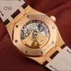 Royal Oak Offshore Audpi Mécanique montre pour hommes Sports Fashion Wristwatch Series épiques Automatic Mécanique Date Afficher Temps Fly Backreverse Jump 3 WN-I3Q0