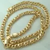 18k 18ct guldfylld unisex 45 cm lenght chain halsband n104211c