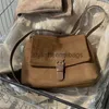 Çapraz vücut çantaları haberci çanta kadınlar 2023ins Koreli Süet Bir Soulder Crossbody Bag Fasion Kıdemli Duygu BagstylisheenDibags