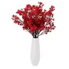 Fleurs décoratives 6 pièces bébé souffle Faux artificiel gypsophile Bouquet fausse fleur de soie vraie touche pour bricolage décoration de mariage maison