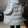 Men's Down Parkas Plus Size 7XL Winter Jacket Men Midlength Thickened Warm Hooded Padded Jackets Solid Color Casual Puffer Coats 231018