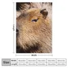 담요 capybara 프로파일을 던져 담요 털이 많은 부드러운 격자 무늬
