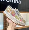 2024SS Designer Shoes Women's Sports Shoes Casual Shoes Tennis 1977 Canvas Sports Shoes High Top Letter Printing Brodery Platform G Luxury Outdoor