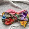 Designer de seda cruz elástica mulheres headbands 2022 verão nova itália marcas meninas vermelho flor dourada floral faixas de cabelo cachecol ace305y