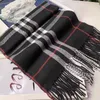 Top quality scarf Foulard luxe femme abbigliamento donna lusso jacquard knit scarf fashion classic printed Check Big Plaid Shawls Cashmere Wool Long Shawl