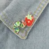 Brooches Anti Stray Light Cuff Collar Needle Lapel Pins Artist Jewelry For Friends Kids Gifts Hungry Caterpillars Brooch