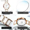 여자 시계 Olevs Fashion Women Watches relogio feminino 럭셔리 로즈 골드 스퀘어 시계 레이디스 쿼츠 손목 손목 시계 브레이슬릿 시계 reloj mujerl231018