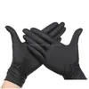 PVC Gloves PVC Gloves 100pcs مسحوق اللاتكس القابل للتصرف- اختبار الوشم المرن المرن Guantes Nitrilo 230512 Office Scho Dhgarden Dhly8