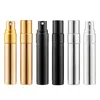 10ml Perfume Refiller Bottle Portable UV Glass Bottle Empty Cosmetics Bottle Sample Test Tube Travel Cosmetic Tool