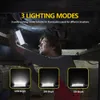 Açık Gadgets LED İş Işığı Güçlü Kamp Fener 3 Mod Taşıt Işığı USB Mıknatıs Hook Su Geçirmez Onarım Işıkları 231018