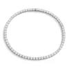 2mm 3mm 4mm 5mm VVS D color Moissanite Sterling S925 plata rodio plateado collar Moissanite Tennis Chain