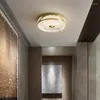 Światła sufitowe Nowoczesne luksusowe lampę miedzianą Szklaną konsystencję wodną Światła Światła LED w pomieszczenia na żywa jadalnia balkon sypialni