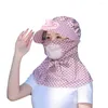 Cappelli a tesa larga Ventilatore Cappellino da sole Forte vento Raffreddamento Parasole Scava fuori Mesh Protezione solare Copricapo da esterno