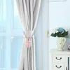 Cortinas de janela, cortinas, costas, forma de mini figura, fivelas magnéticas, suportes, corda moderna, amarrações para cortinas