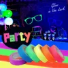 Other Event Party Supplies 6pcs set UV Gaffer escent Tape Blacklight Reactive Glow In The Dark Neon Cloth Warning Home Decoration 231017