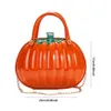 Cross Body Halloween Waterproof Chain Crossbody Bag 2023 Pumpkin Fashion Sling Pu Leather Top Handtag BagsStylishdesignerbags