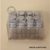 36pcs/lot 10ml Glass Sample Bottle With Aluminium Cap 1/3OZ Empty Jar Cosmetic Containers 10g Small Pot Refillable Packaginggood qualit Vdss