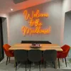 Nouveauté Articles Private Custom Neon Sign Nom Personnalise Design Business Room Mur LED LED ANNIVERSAIRE DÉCORME DE MARIAGE DÉCORT