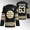 Boston 100. Centennial Patch Brad Marchand Bruin Jersey David Krejci Jake Debrusk Patrice Bergeron David Pastrnak Charlie McAvoy Charlie Coyle Jeremy Swayman