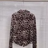 Bal mian designer de luxo blazer jaqueta feminina ternos roupas retro leopardo primavera novo lançado topos