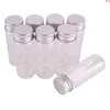 50 stuks maat 22 * 60 mm 14 ml transparant glas parfum kruidenflessen kleine potten flesjes met zilveren schroefdop DIY Craftgood aantal Dhqrf