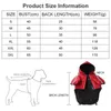 Vêtements de chien automne hiver animal imperméable manteau chaud coton veste à capuche le visage petits chiens chat vêtements réfléchissants 231017