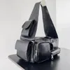 Sac à bandoulière de moto plissé de luxe, sac de styliste, sac en cuir de vache noir, sac à main pour femme, sac de moto Vintage, sac à main minimaliste