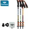 Trekking Poles Pioneer Ultra-light Adjustable Camping Hiking Walking Trekking Stick Alpenstock Carbon Fiber Climbing Skiing Trekking Pole 1pc 231018