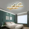 Chandeliers Modern Led Lights For Living Room Bedroom Studyroom Gold/Black Color Creative Ceiling Chandelier Lamp 90-260V