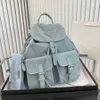 Designer P Designer Borse Parachute Backpack di grande capacità 2 pezzi di lusso Western Fashion School Borse Daily Collocation Personality Sposta