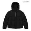 Parkas Trapstar London Decoded Hooded Puffer 2.0 Ice Blue Jacke bestickter Schriftzug Hoodie Wintermantel Trainingsanzug Trapstar Windjacke Modekleidung LMHY