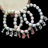 Beaded Strands Sorority Greek Number 1922 1920 1913DIY Charm Stretch Bracelet Jewelry Accessories1997