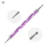 5st Crystal Nail Art Brush Pen Carving Emboss Shaping Hollow Sculpture Acrylic Manicure Doting Tools F2305 Diuhs Vmieo