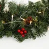 Other Event Party Supplies Christmas Garland Decorations Greenery Outdoor Lighted Pine Holiday Xmas Ornament Mantle Fireplace Flame-resistant Decor 231017