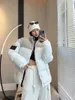 2023 Winter Vrouwen Mannen Donsjack Verdikte Warme Mannen Katoenen Jasje Paar Outdoor Geborduurd Logo Bovenkleding Parka