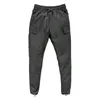 Pantaloni da uomo Running Jogger Pantaloni sportivi Uomo Nylon Palestre Allenamento Fitness Maschile Moda casual Multi tasche Pantaloni traspiranti